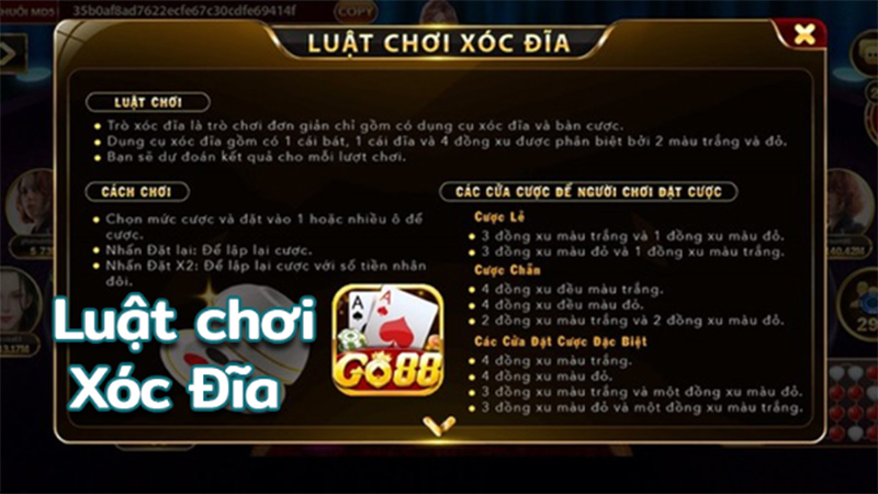 Xóc đĩa Go88 - Cổng game đổi thưởng đình đám 2023